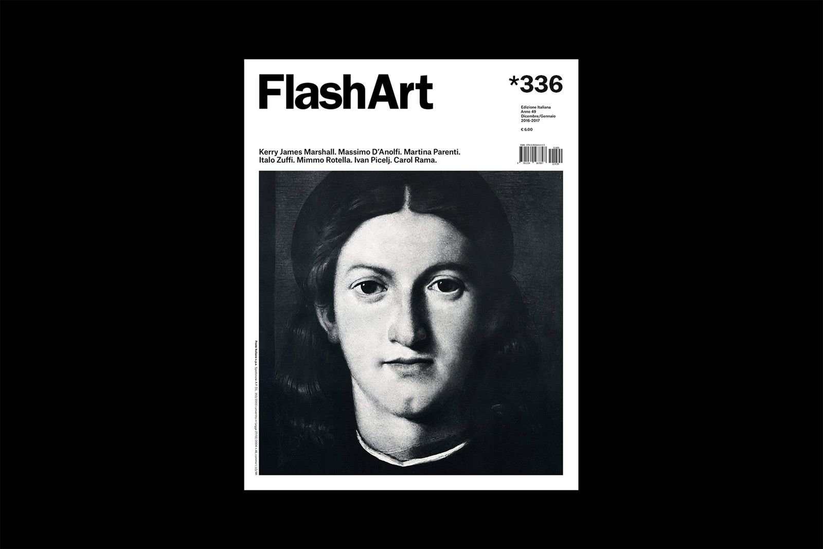 flash art magazine cover