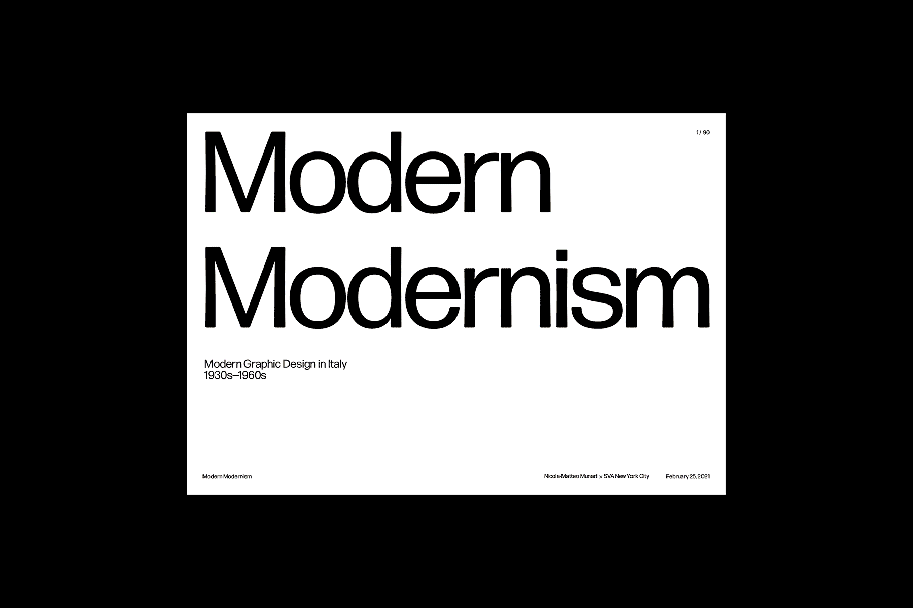 munari design modern modernism graphic design lecture sva new york