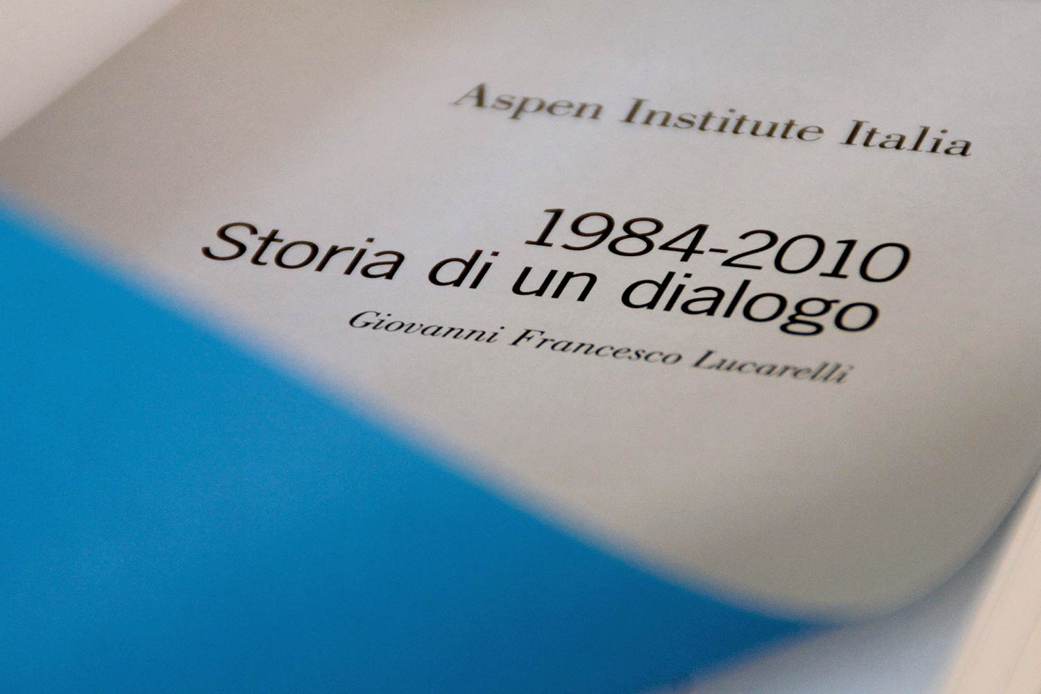 aspen institute italia storia dialogo