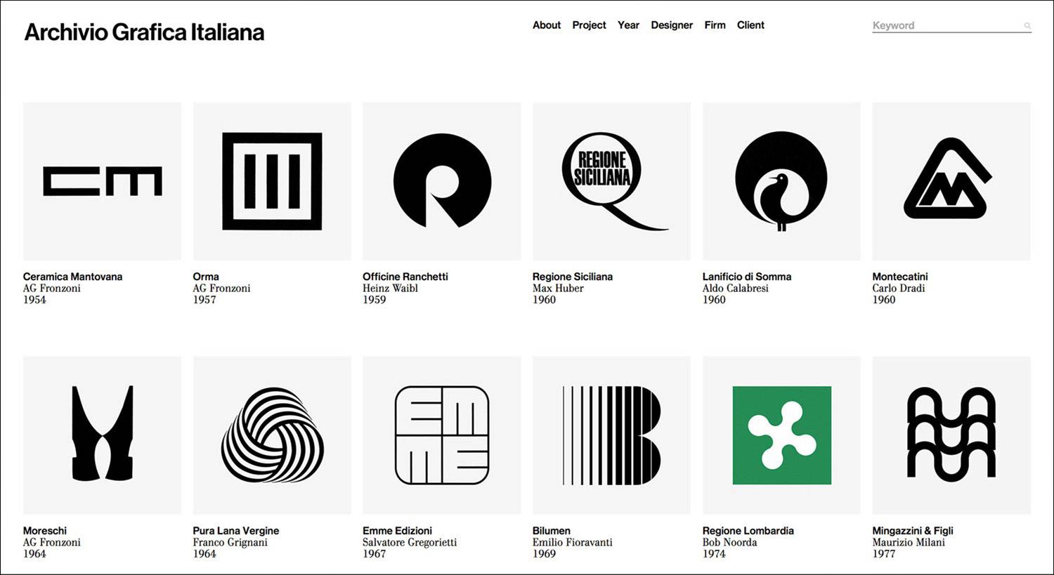 archivio grafica italiana