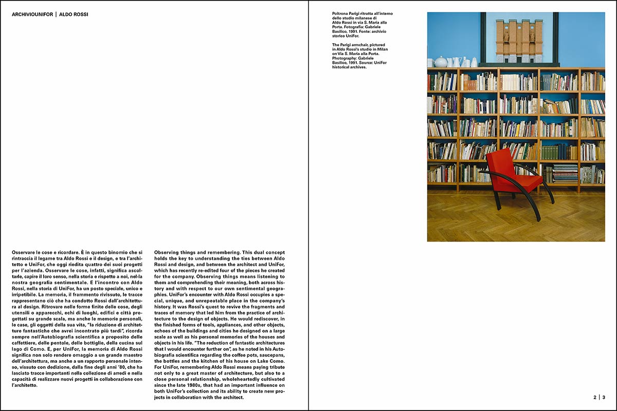 unifor aldo rossi parigi gabriele basilico