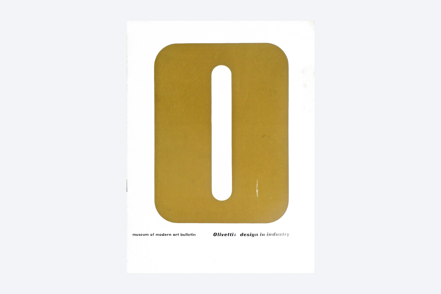 olivetti design industry moma