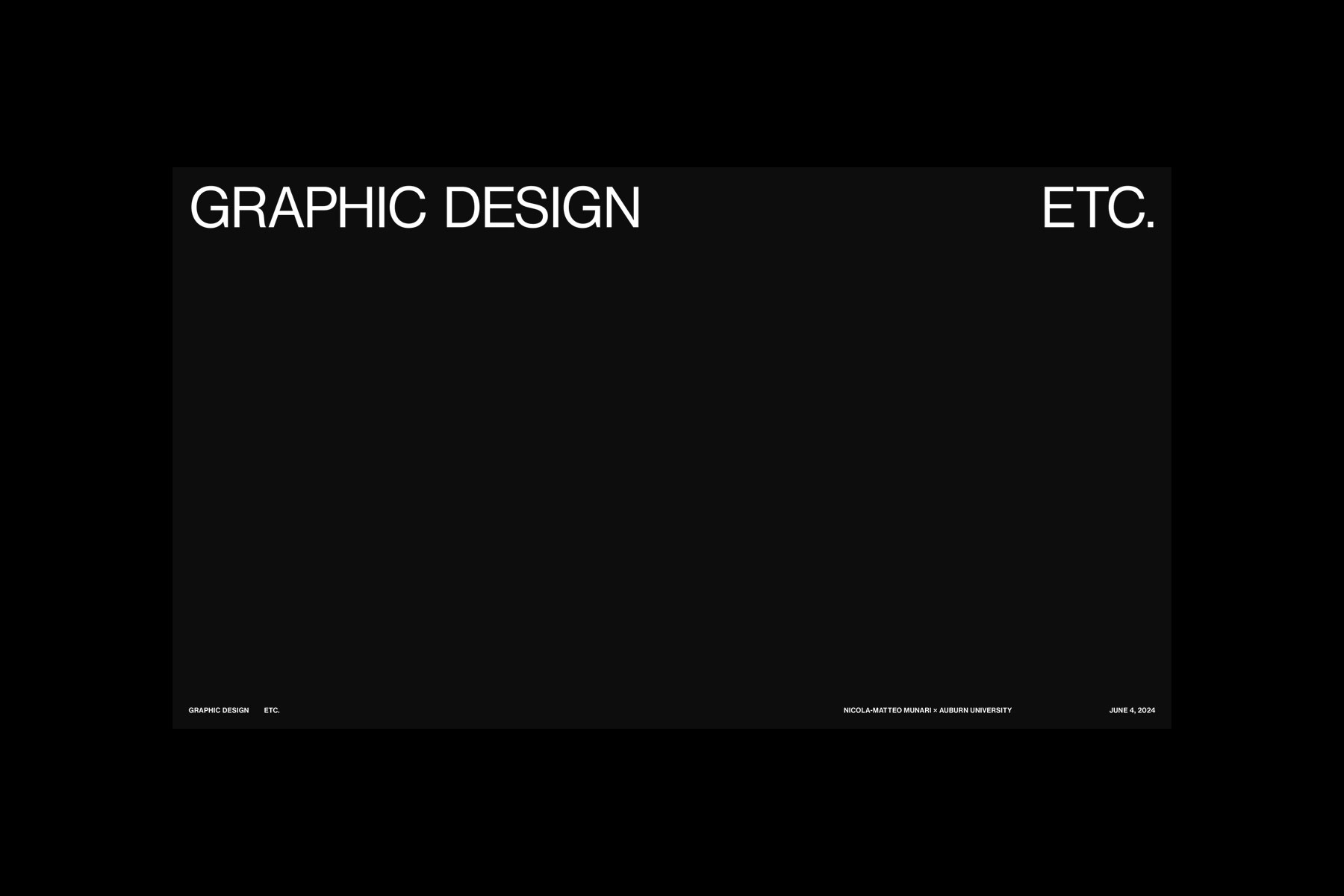 nicola-matteo munari design lecture auburn university