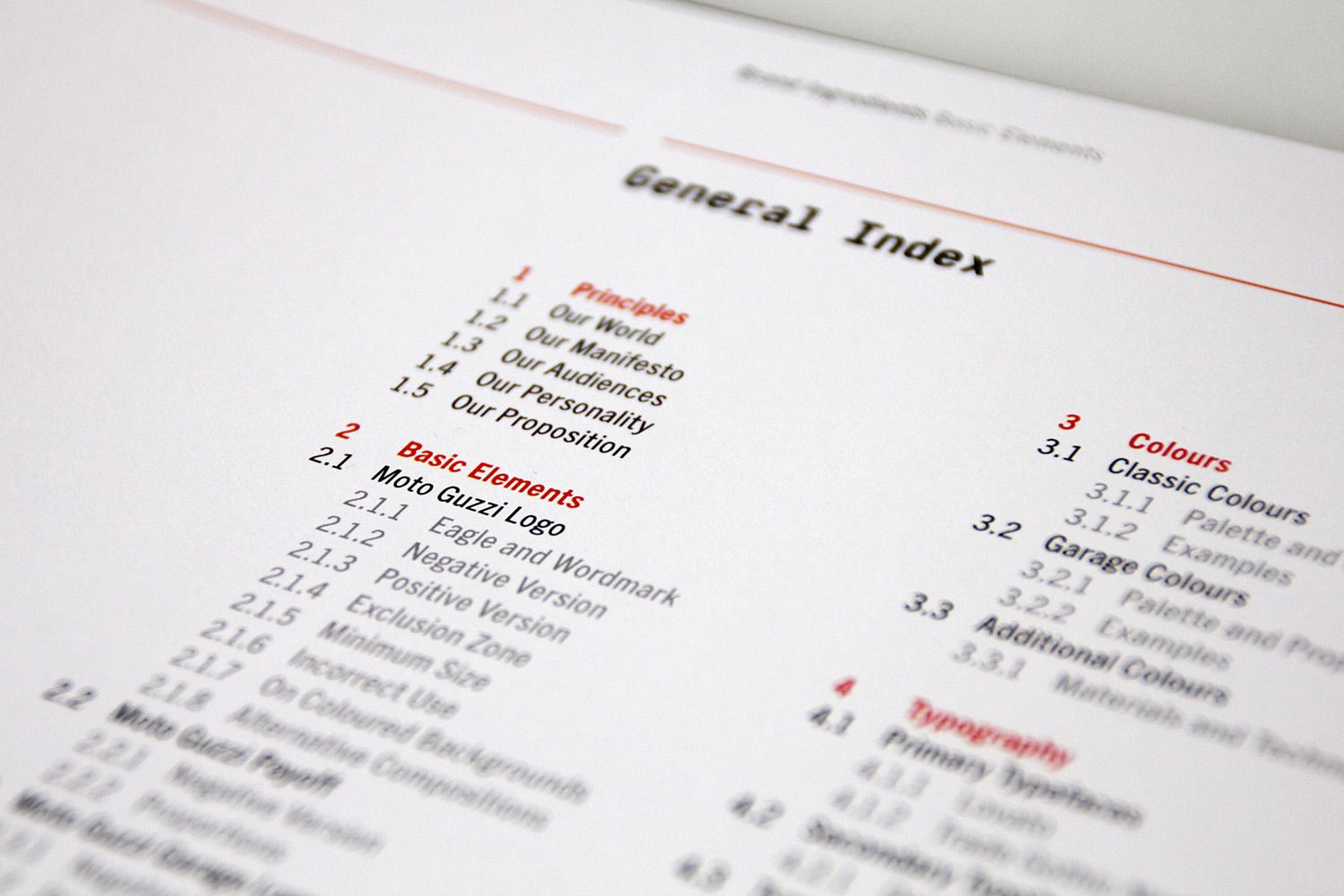 moto guzzi brand book
