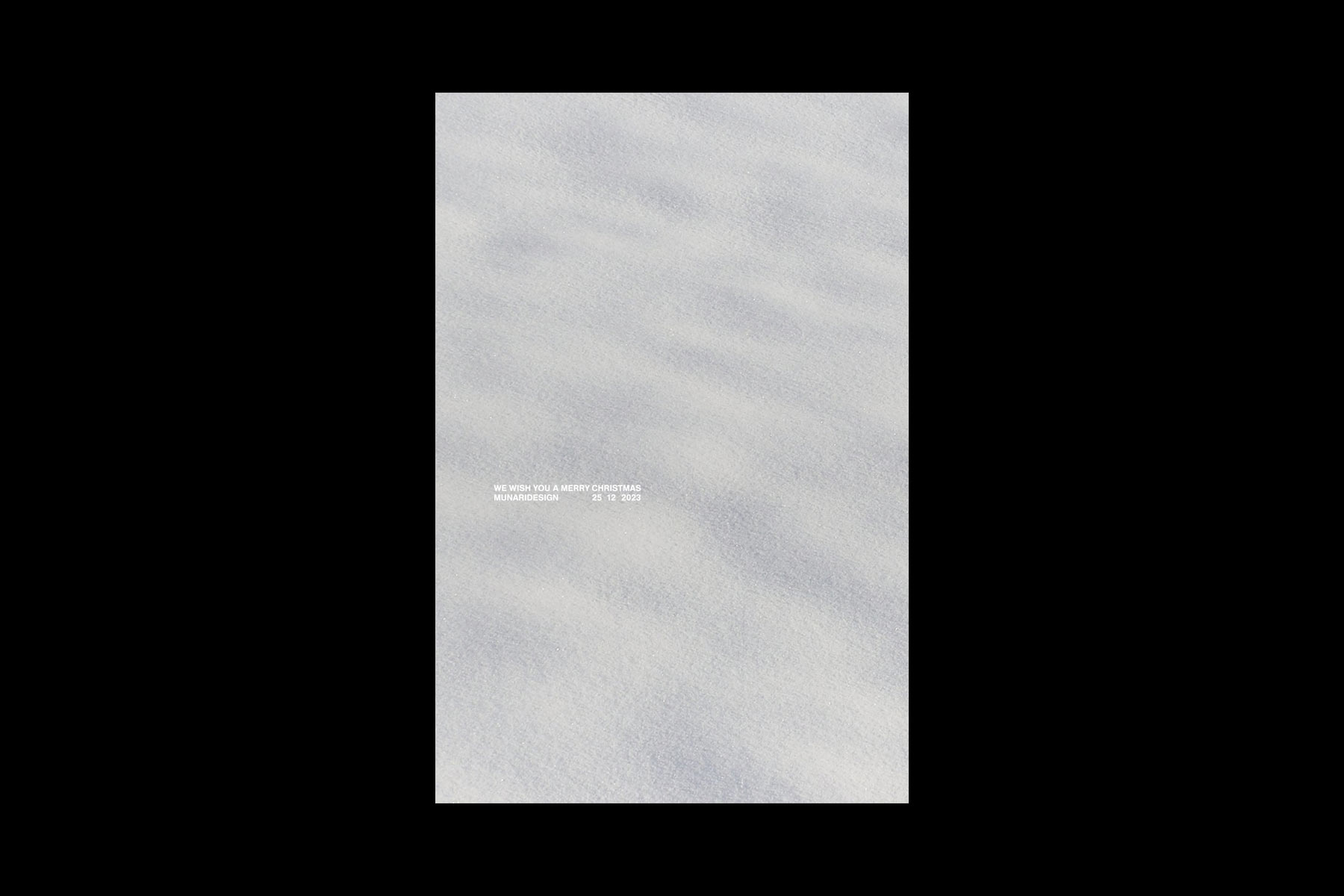 nicola-matteo munari design christmas greetings card