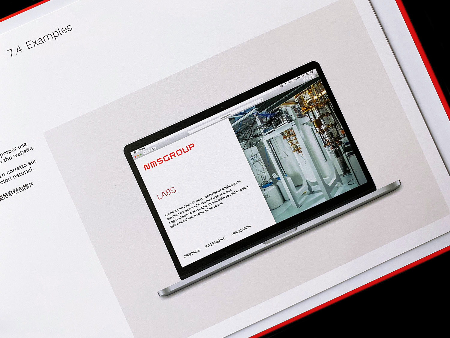 nms group brand book corporate identity standards guidelines