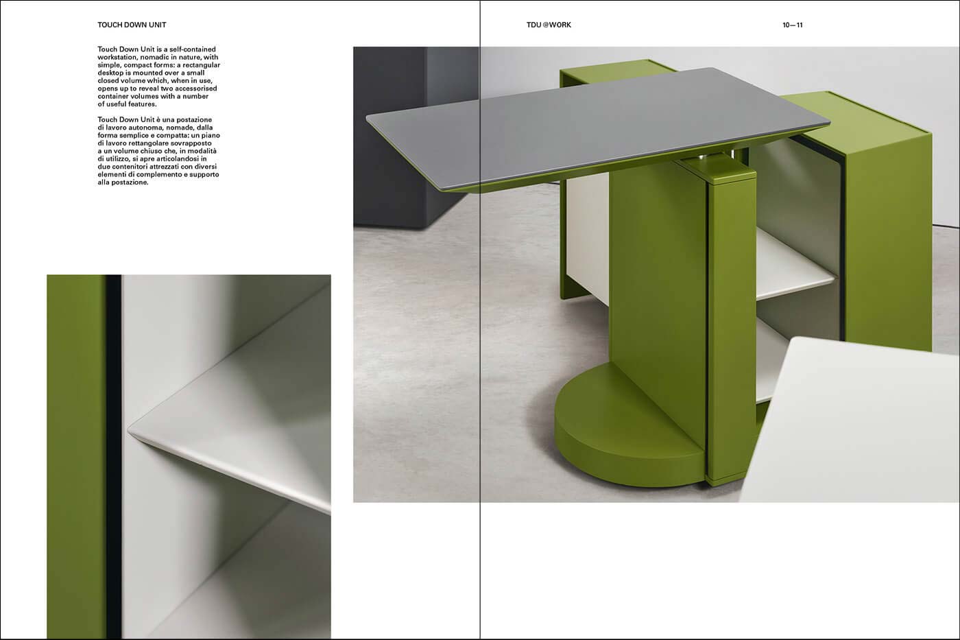 TOUCH DOWN UNIT Scrivania By Molteni & C.