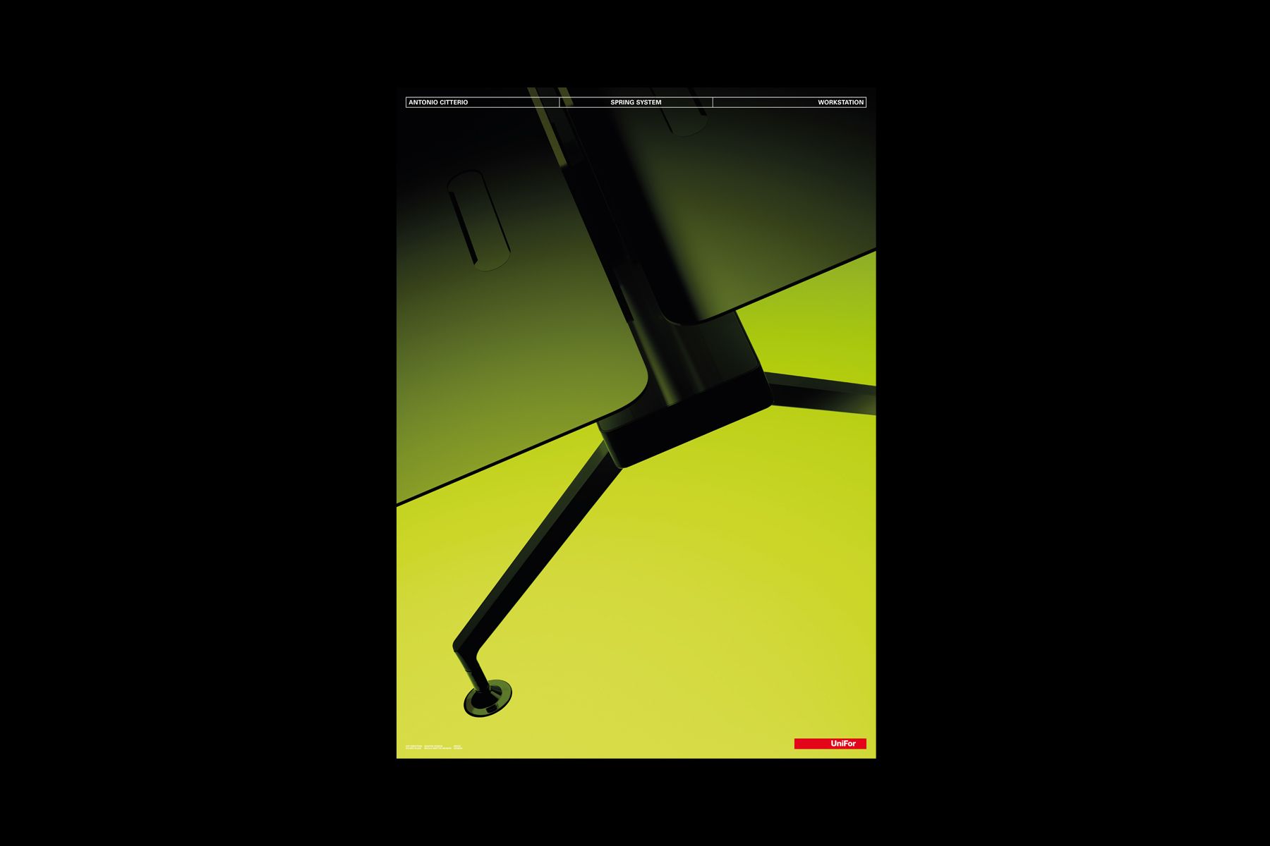 munari design poster antonio citterio spring system unifor