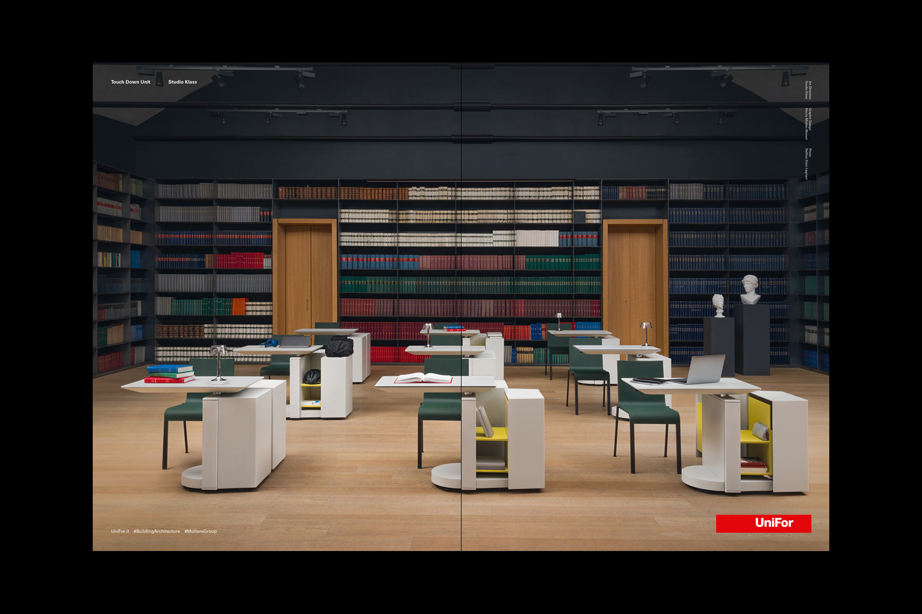unifor advertising design domus magazine