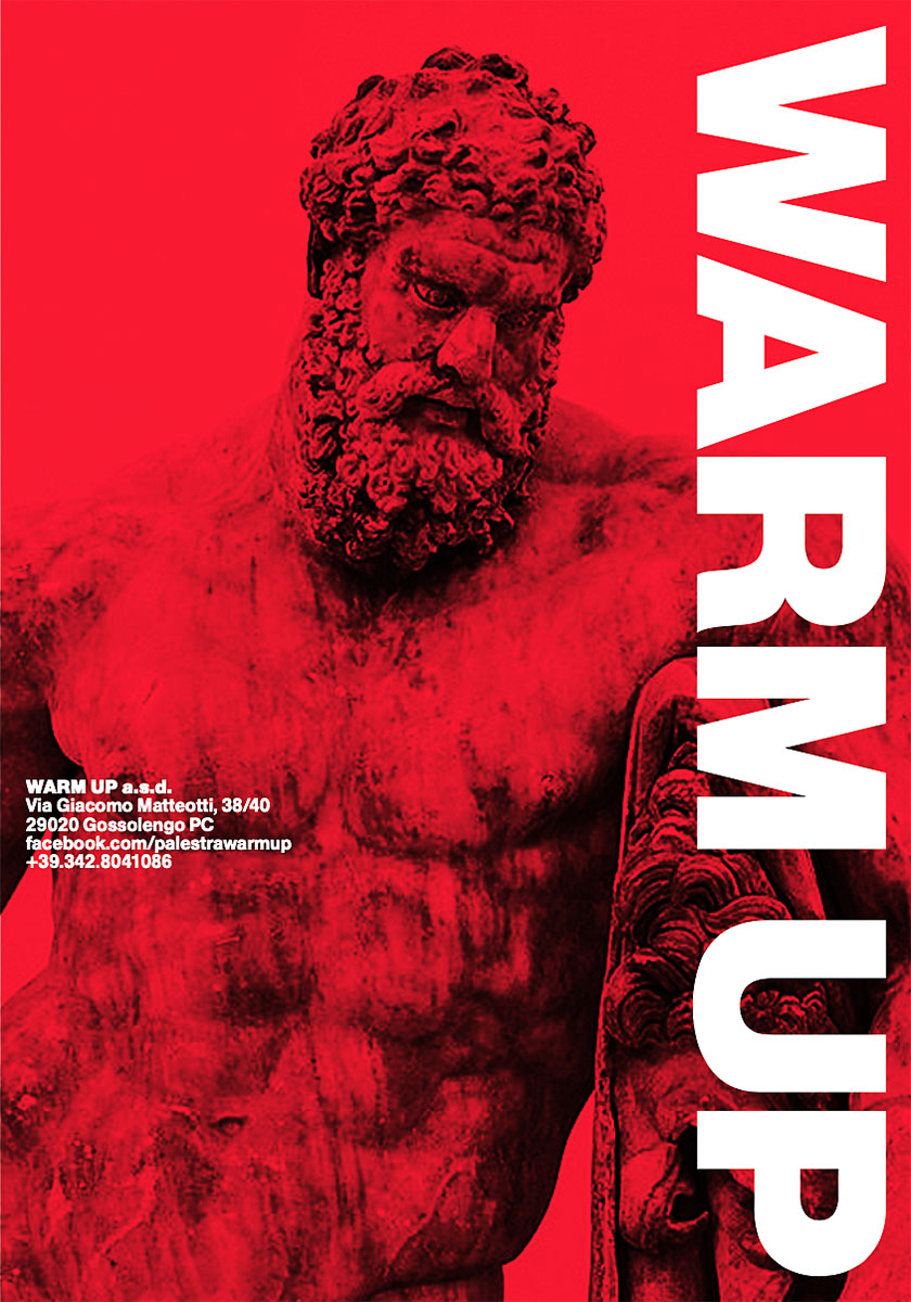 warmup workout gym poster