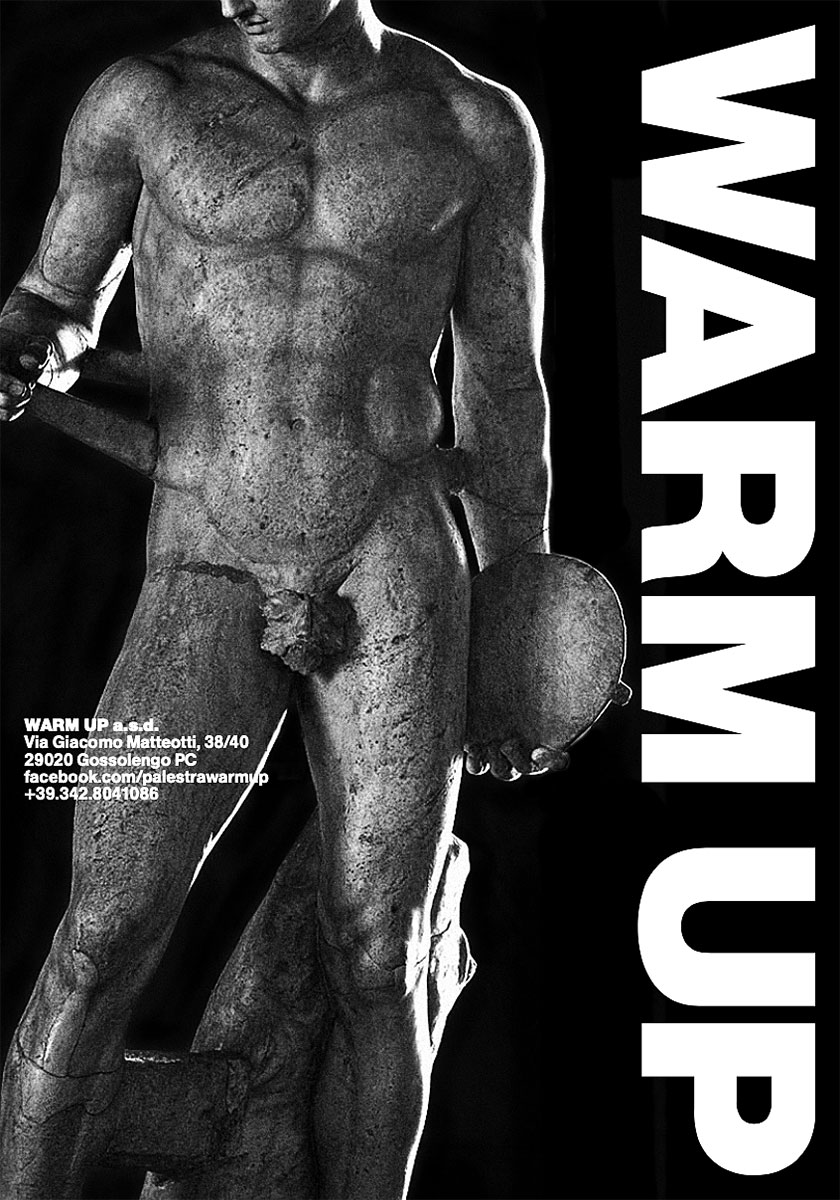 warmup workout gym poster