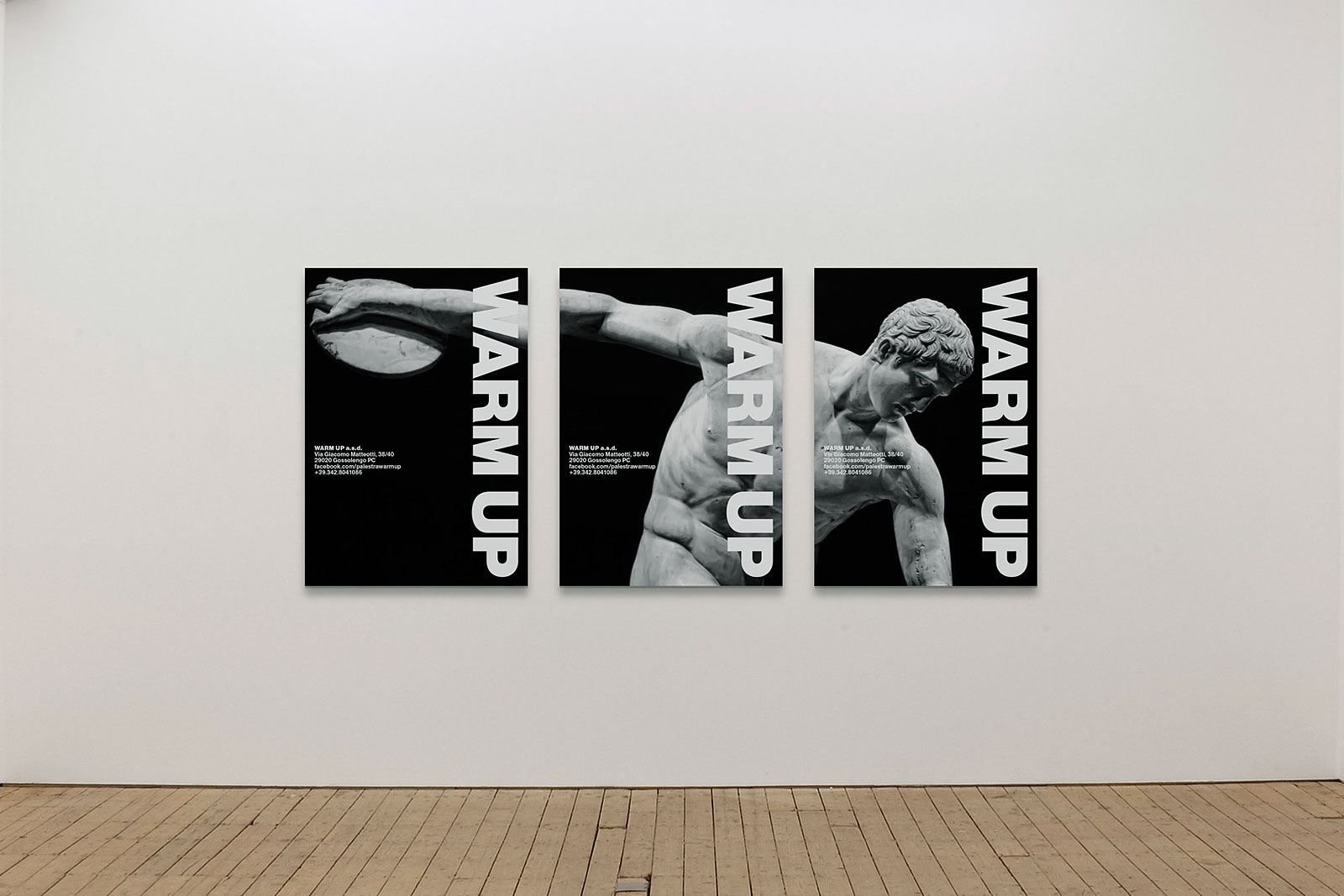 munari design warmup workout gym poster